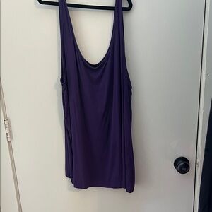 Lane Bryant Deep Purple Tank Top